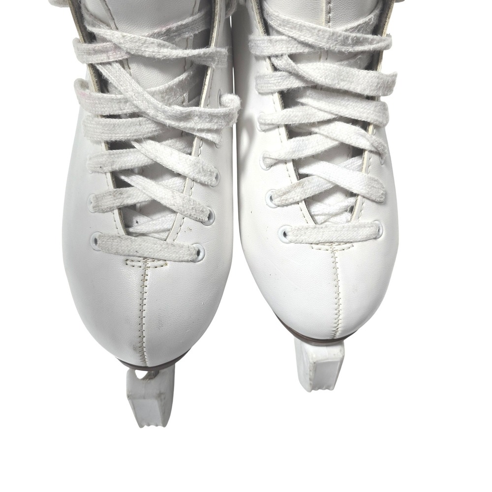 Graf Davos White Figure Skates Women Size 7.5 With Blade Guards EU 37/38 - Picture 5 of 9